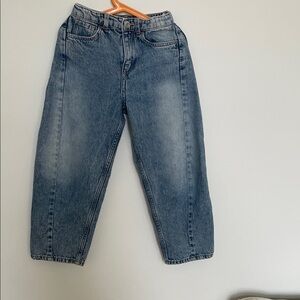 Classic Blue barrel kids jeans 6-7y